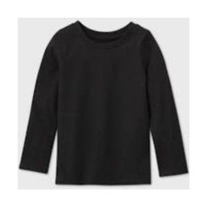 5/$25 Cat & Jack Kid's Long Sleeve Black Shirt 3T
